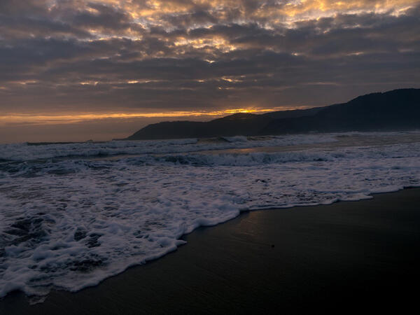 Sunset at Baler